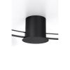 Plafonniers Aluminium Noir LED 1 Rio