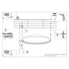Plafonniers Aluminium Blanc LED 1 Rio