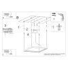 Lustres Aluminium Noir LED 1 Nelya