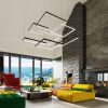 Lustres Aluminium Noir LED 1 Tuula
