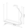 Lustres Aluminium Doré LED 1 Tuula
