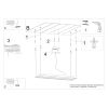 Lustres Aluminium Blanc LED 1 Tuula