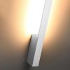Appliques murales Aluminium Blanc LED 1 Lahti