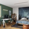 Appliques murales Aluminium Gris LED 1 Pinne