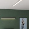 Plafonniers Aluminium Gris LED 1 Pinne