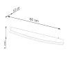 Appliques murales Acier Noir LED 1 Jorun