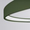 Lustres Aluminium Vert Olive LED 3 Rio