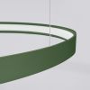Lustres Aluminium Vert Olive LED 3 Rio