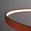 Lustres Aluminium Ocre Rouge LED 1 Rio