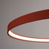 Lustres Aluminium Ocre Rouge LED 3 Rio