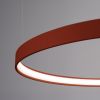 Lustres Aluminium Ocre Rouge LED 2 Rio